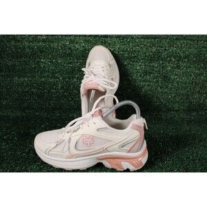 Zoo York Kira Women's Chunky Sneakers White Pink Silver Athletic Shoes Size 7.5